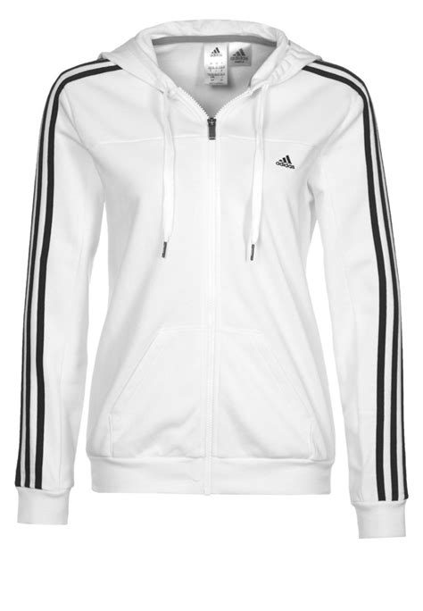 adidas sweatshirt jacke damen weiß|weiße Sweatshirts für Damen .